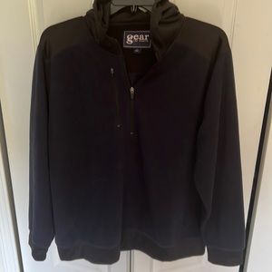 Gear for Sports Half Zipped Hoodie in Blue and Black in XXL